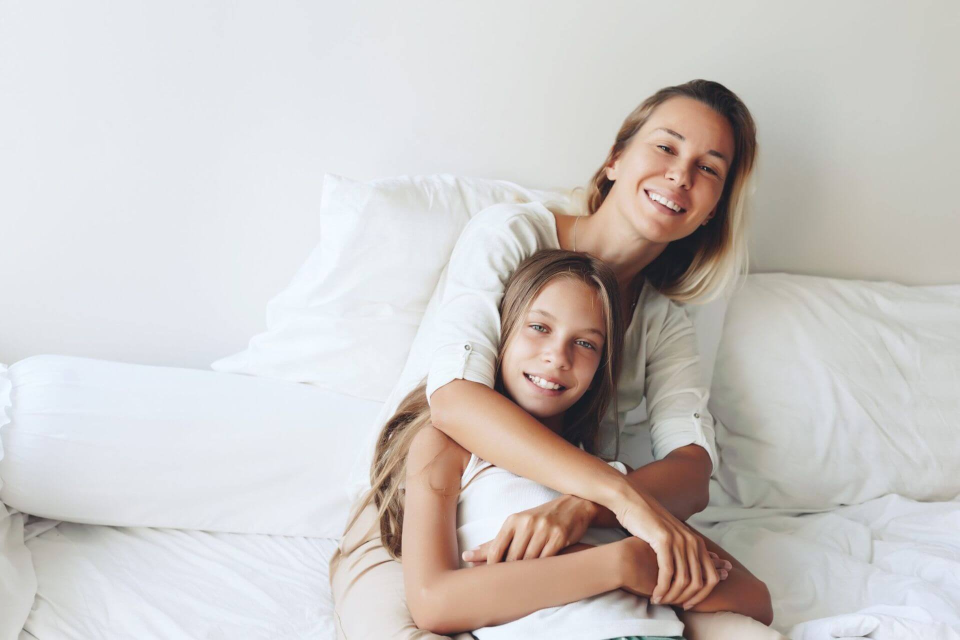mother and daughter