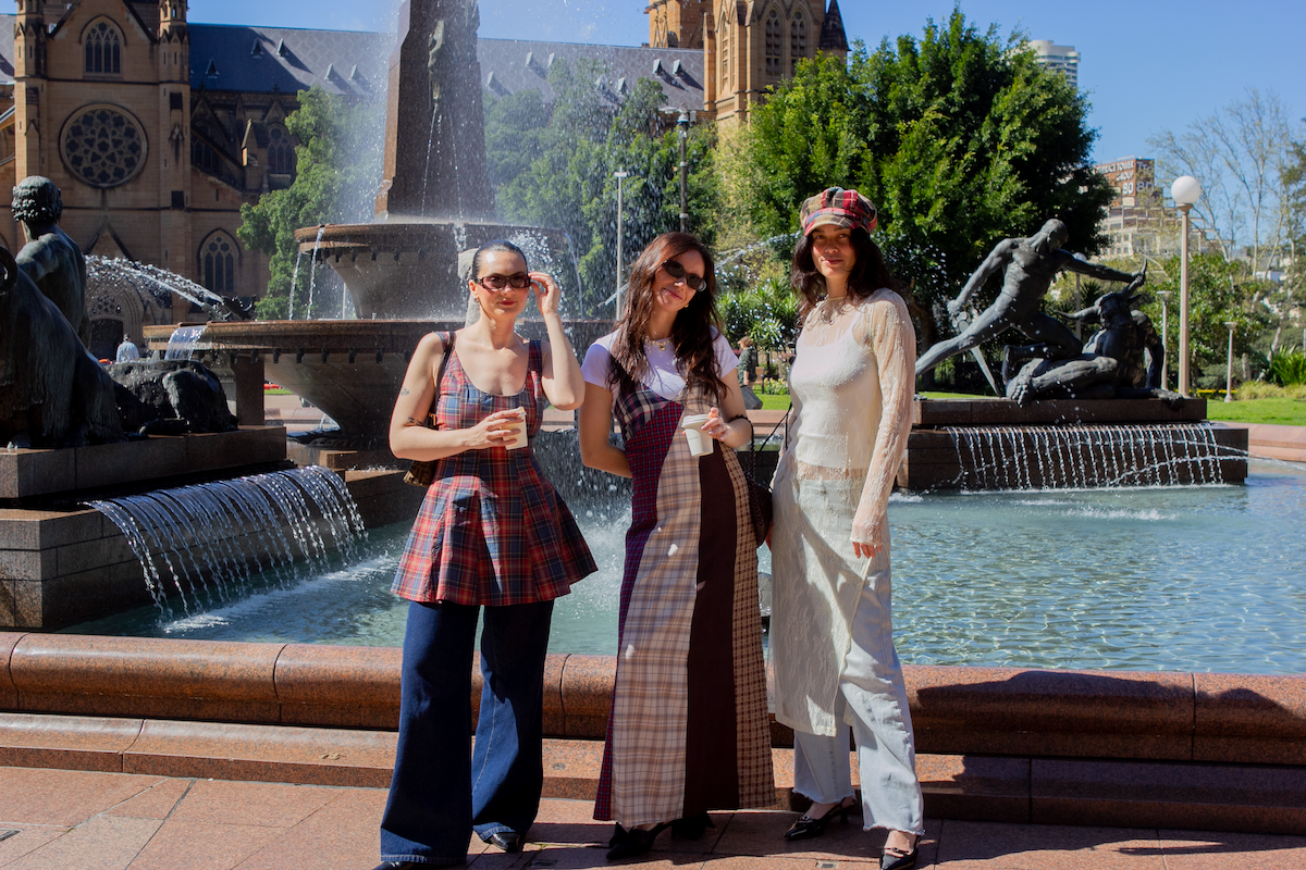 Starr Studio Senior Team (Leaders) - three women standing in front of a foundation